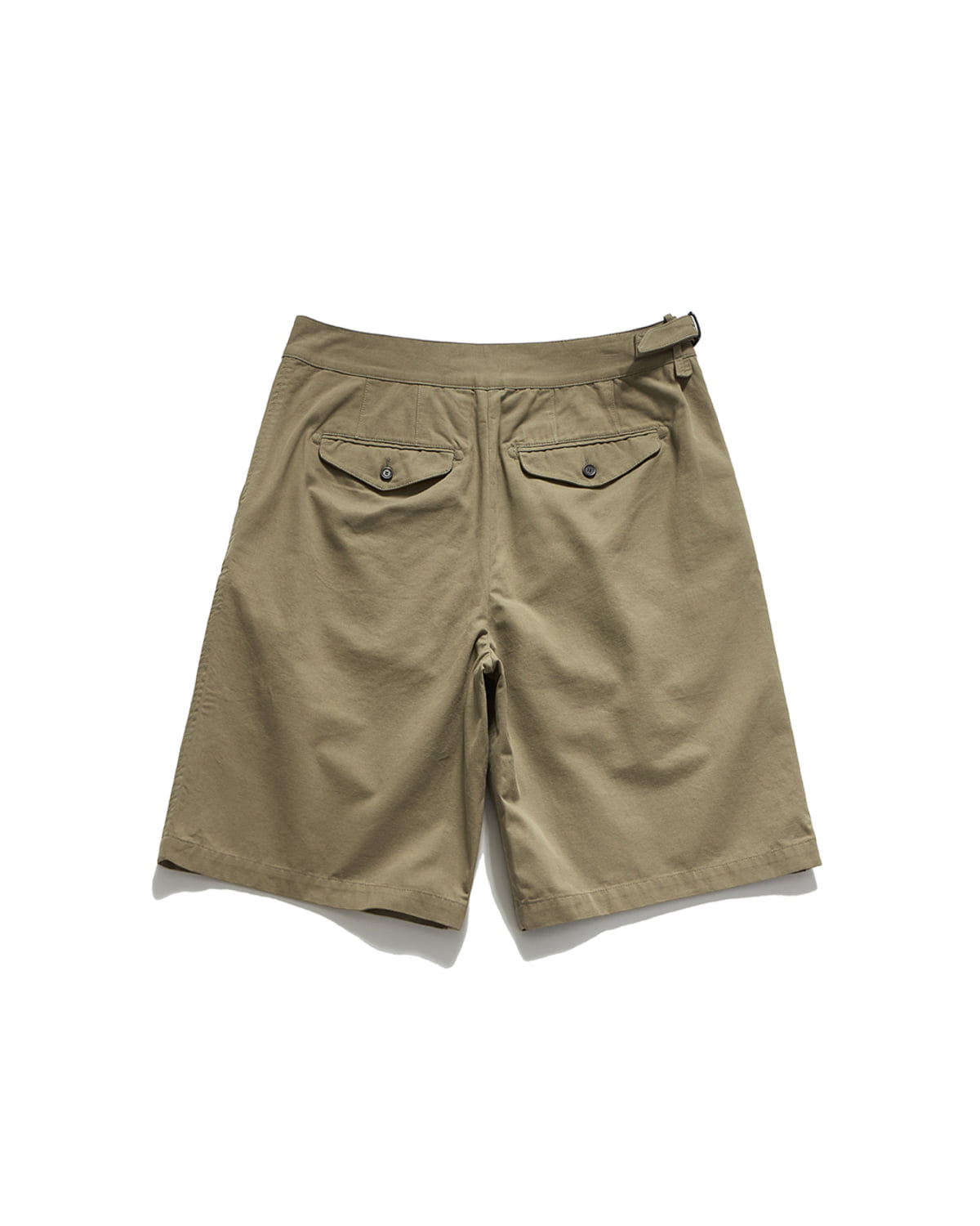 Eastlogue - Single Belted Bermuda Shorts (Sand) product image 2 | TRAB K-Fashion Australia