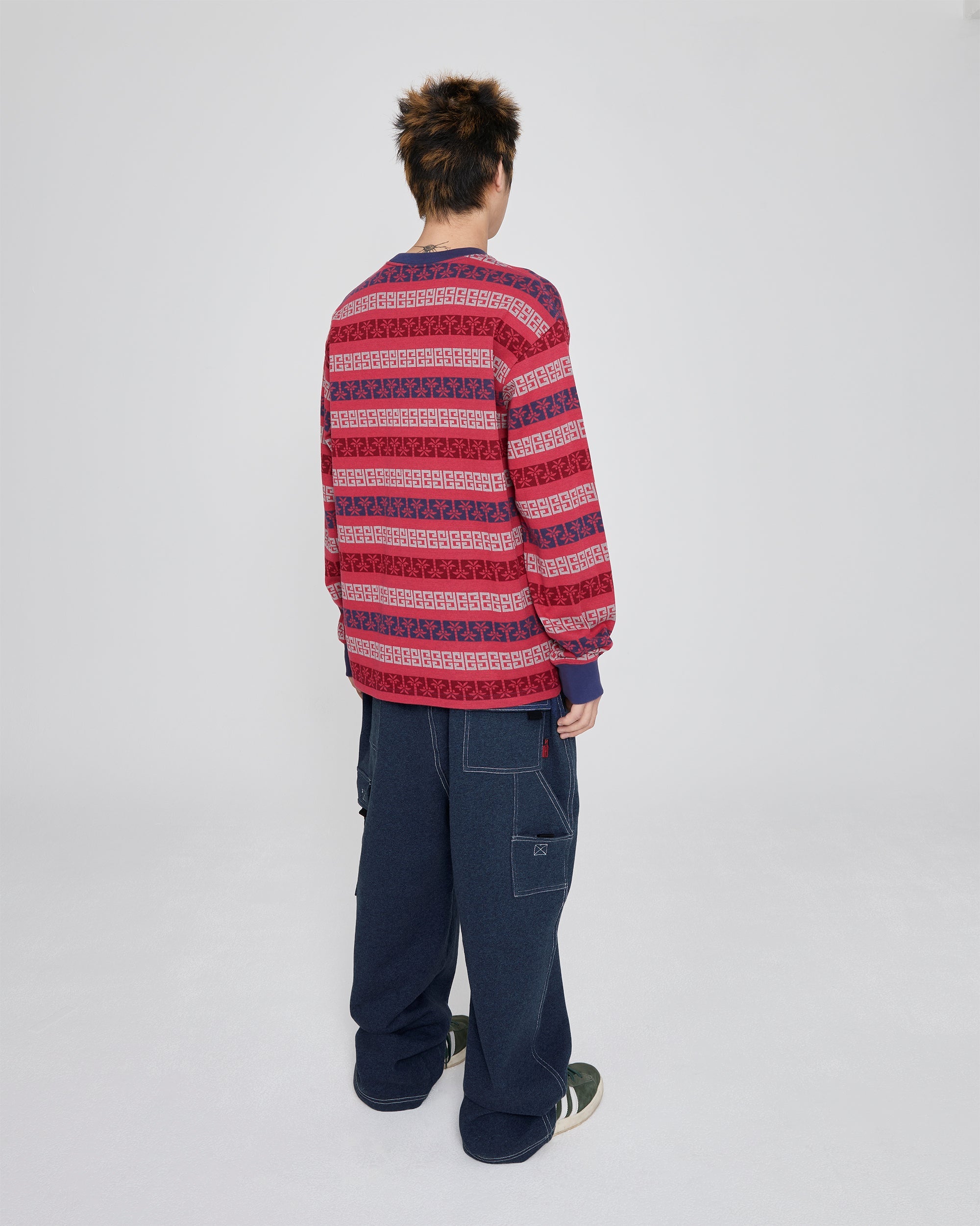 yeseyesee - Y.E.S Palm Jacquard L/S (Red) product image 9 | TRAB K-Fashion Australia