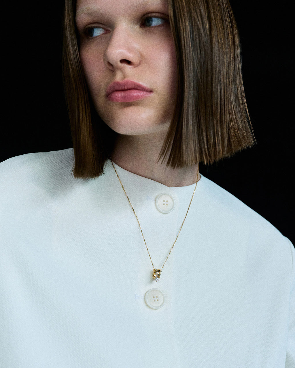 Numbering - Coil Spiral Necklace / 6 Prong #8702 product image 5 | TRAB K-Fashion Australia