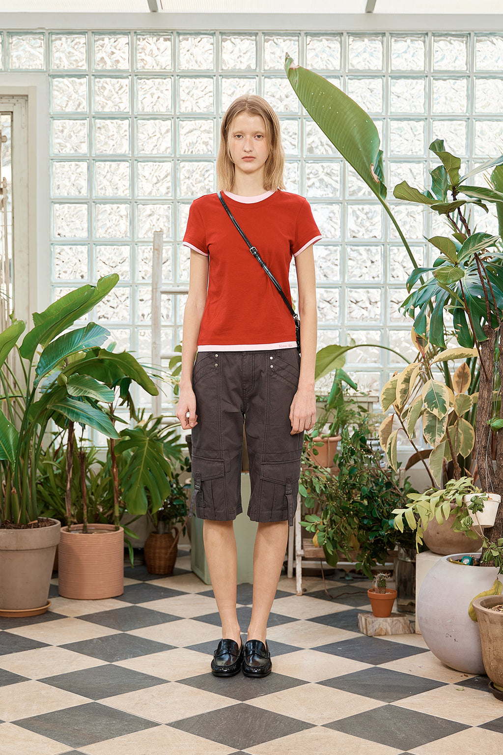 Matin Kim - Color Point Layered Top (Red) product image 12 | TRAB K-Fashion Australia