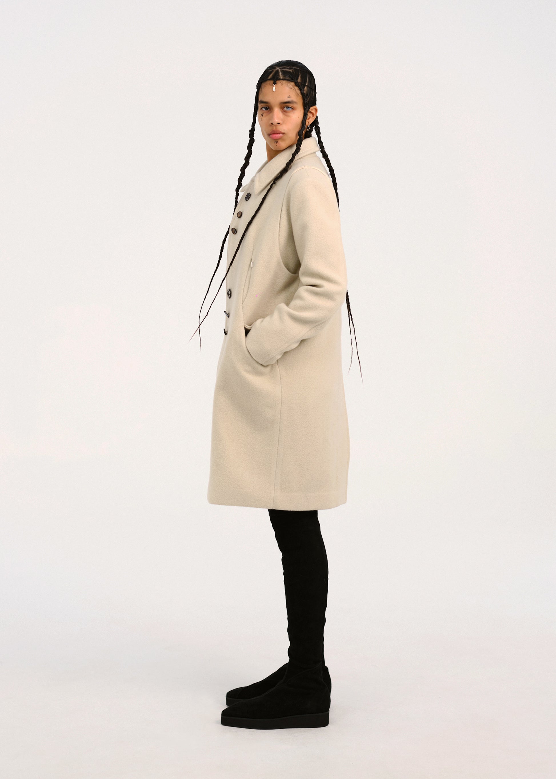 Hyein Seo - Coat w/ Hood Muffler product image 3 | TRAB K-Fashion Australia