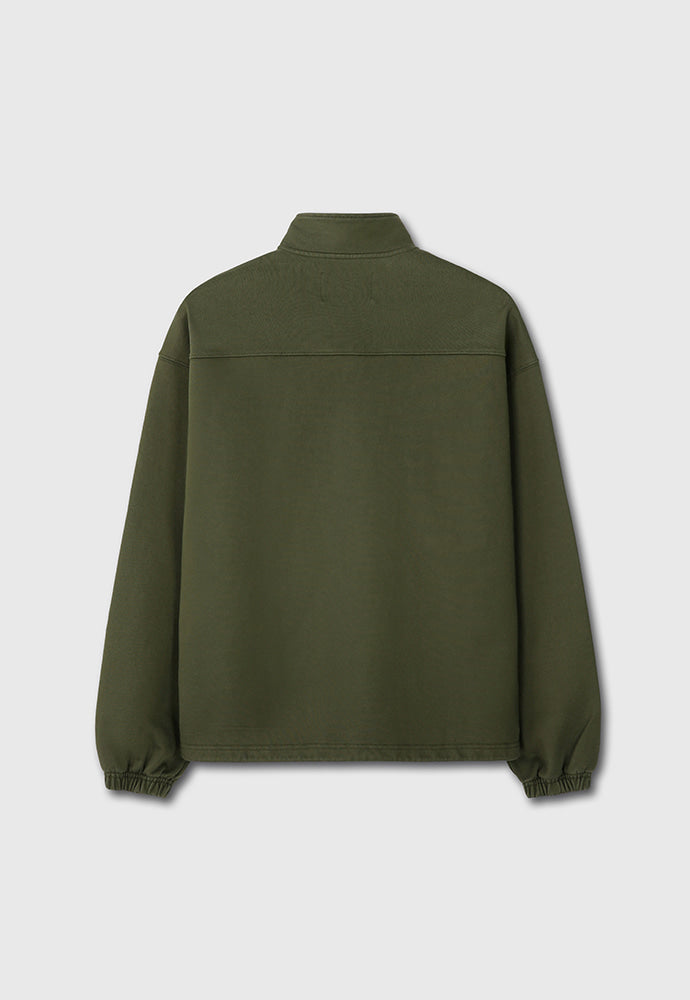Tonywack - Extra Heavy Sweat Half Zip-Up (Fern Green) product image 6 | TRAB K-Fashion Australia