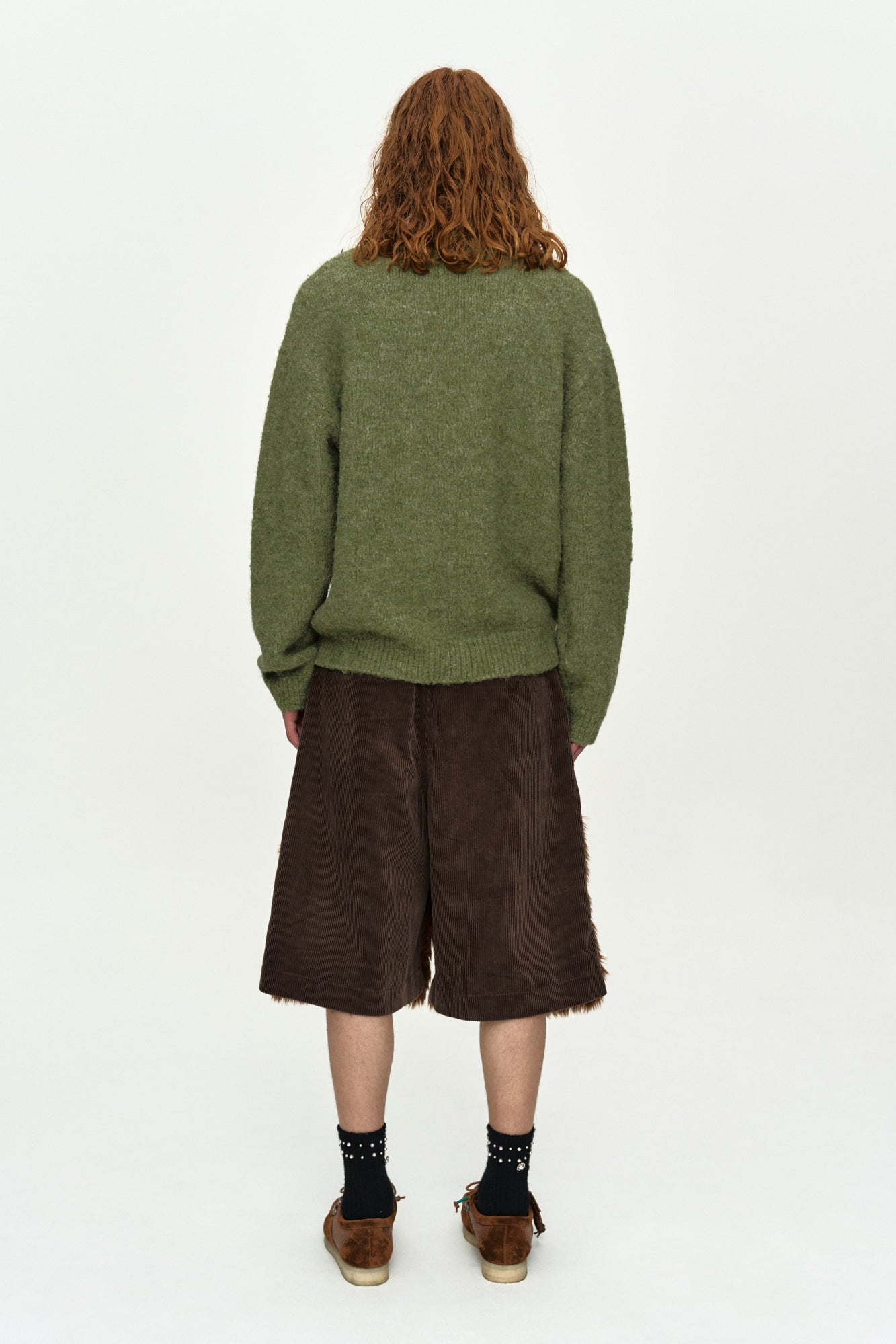Andersson Bell - Adsb Intarsia Crew-Neck Sweater (Green) product image 2 | TRAB K-Fashion Australia