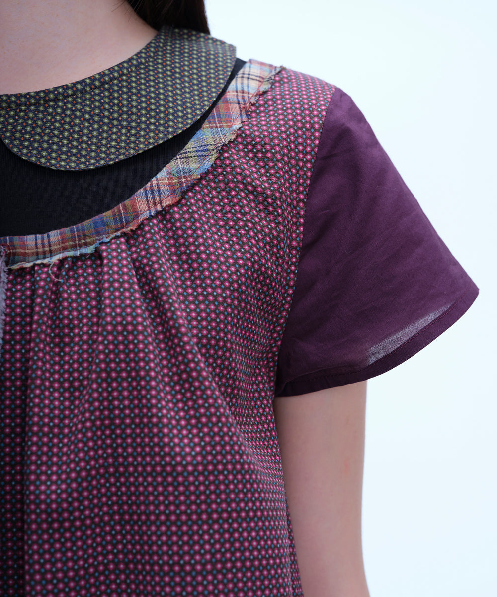 Coyseio - Strap Shirring Blouse (Purple) product image 10 | TRAB K-Fashion Australia