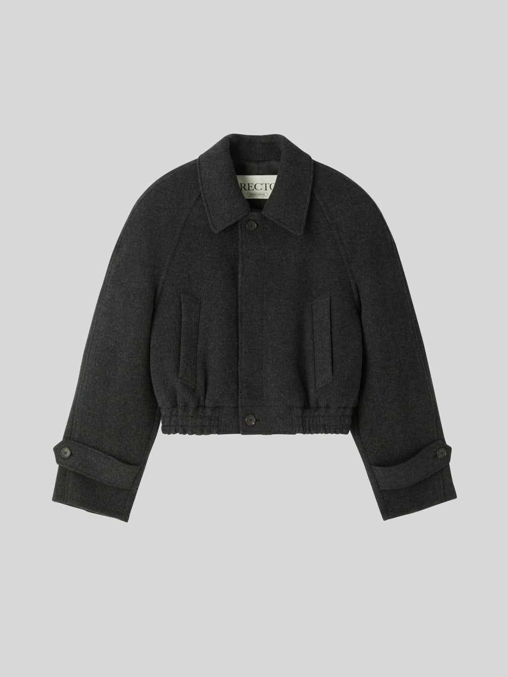 Recto - Reglan Sleeves Wool Jumper (Charcoal Grey) product image 9 | TRAB K-Fashion Australia