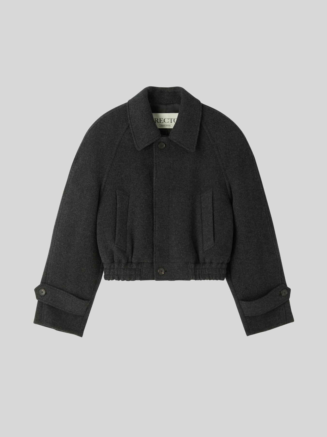 Recto - Reglan Sleeves Wool Jumper (Charcoal Grey) product image 9 | TRAB K-Fashion Australia