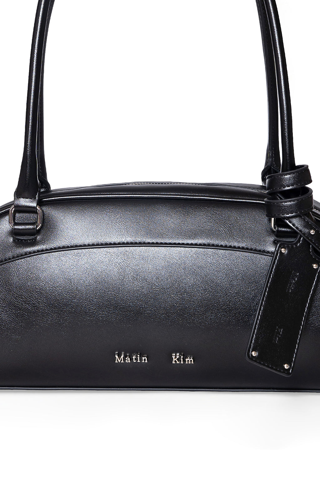 Matin Kim - Halfmoon Bowling Bag (Black) product image 4 | TRAB K-Fashion Australia
