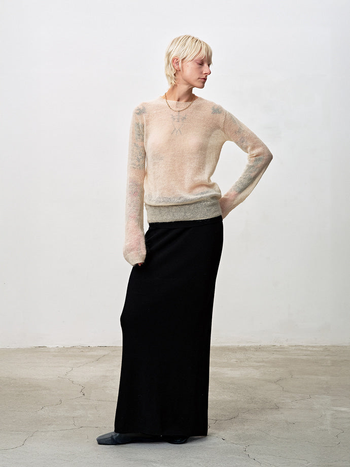 Tonywack - Light Weight Mohair Sweater (Cream) product image 8 | TRAB K-Fashion Australia