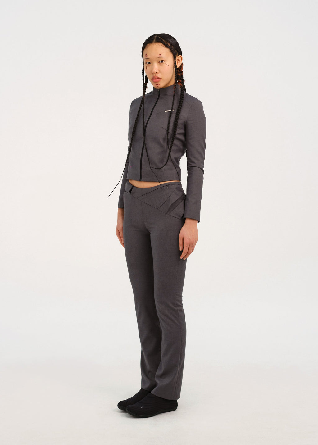 Hyein Seo - Zip Jacket (Dark Grey) product image 1 | TRAB K-Fashion Australia