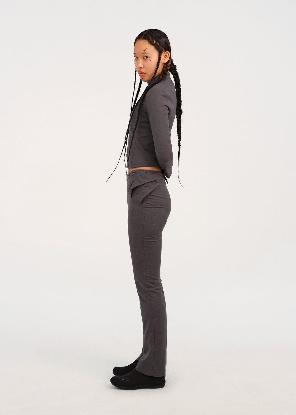 Hyein Seo - Zip Jacket (Dark Grey) product image 2 | TRAB K-Fashion Australia