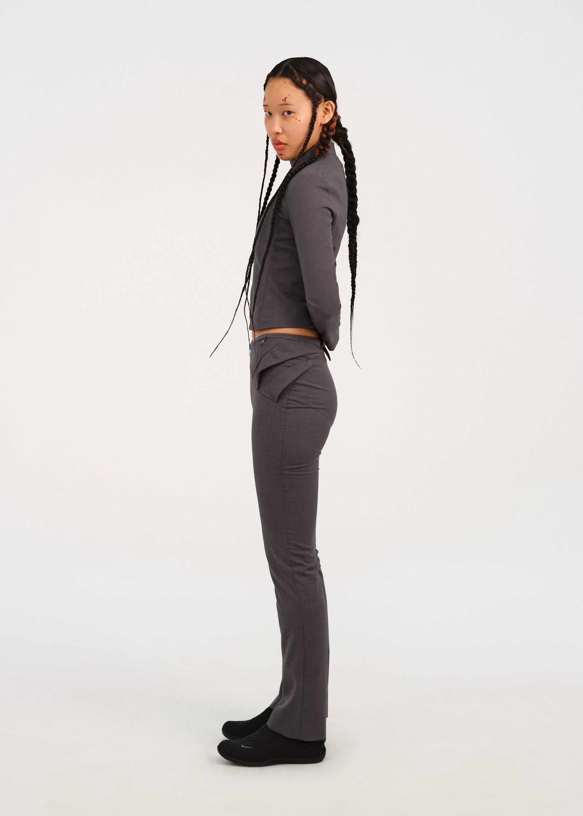 Hyein Seo - Zip Jacket (Dark Grey) product image 2 | TRAB K-Fashion Australia