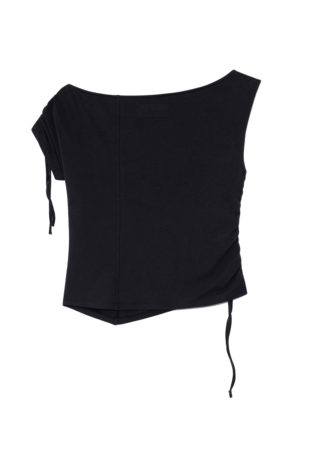 Matin Kim - String Off Shoulder Slim Top (Charcoal) product image 2 | TRAB K-Fashion Australia