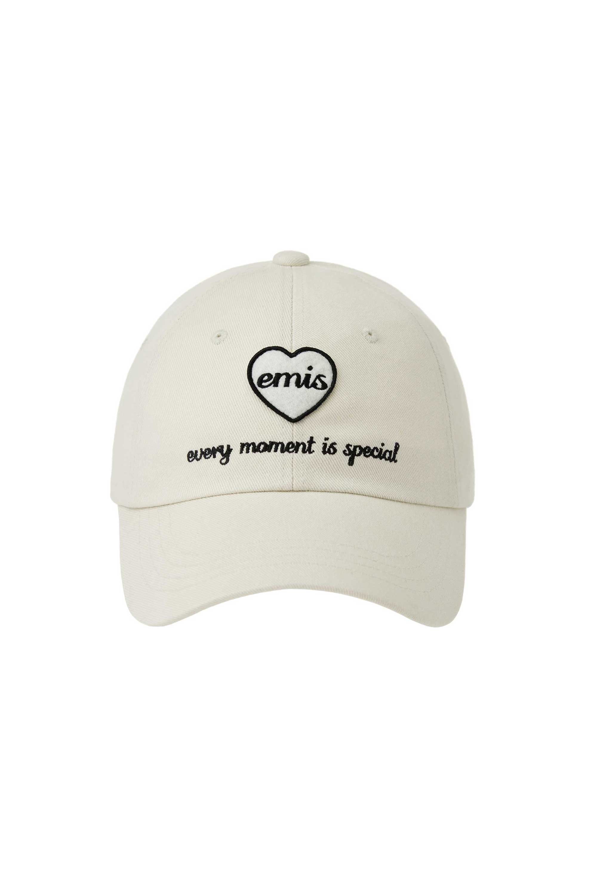 Emis - Heart Wappen Ball Cap (Cream) product image 1 | TRAB K-Fashion Australia