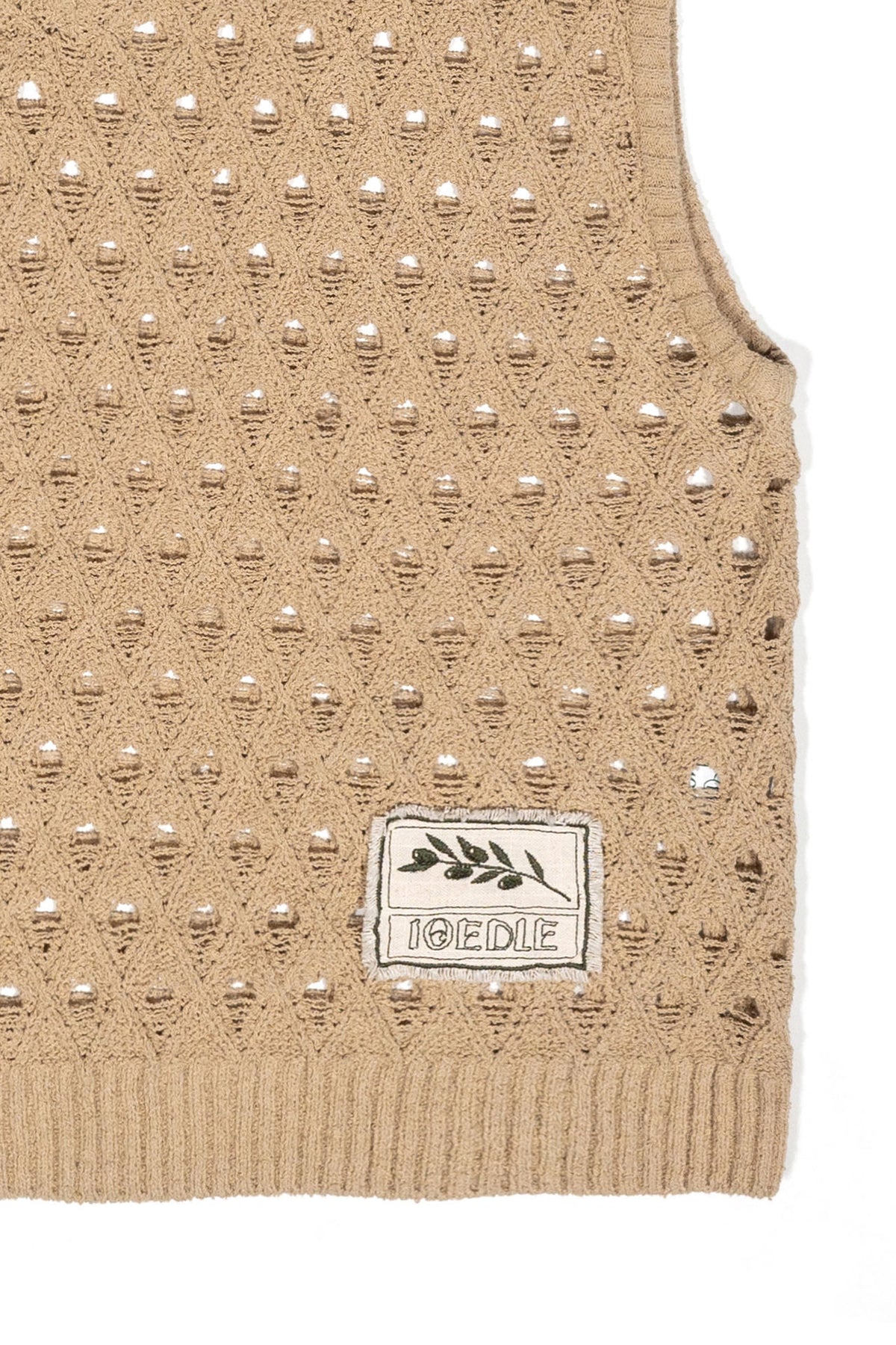Ioedle - Olive Oil Mesh Vest (Beige) product image 4 | TRAB K-Fashion Australia