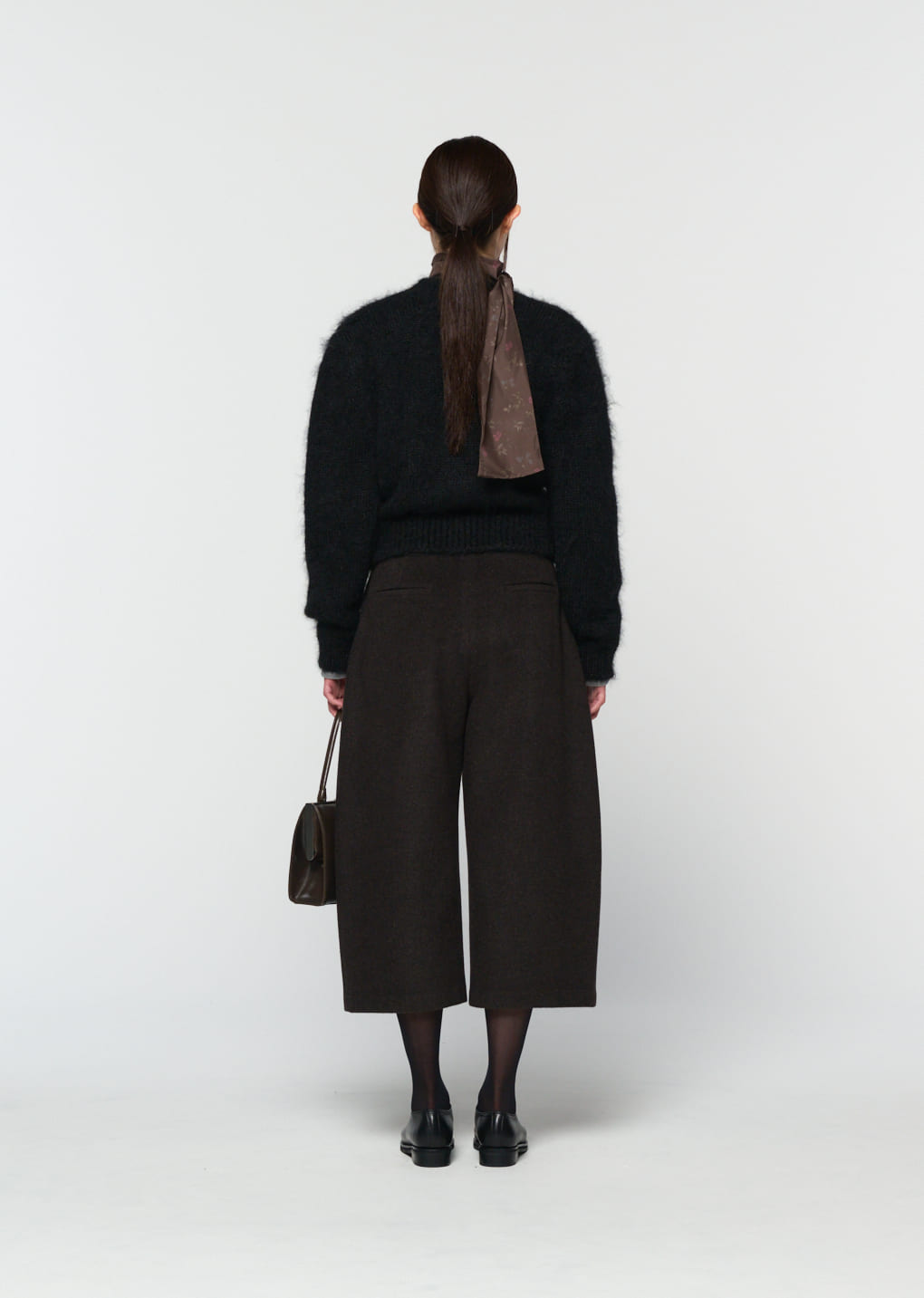 Amomento - mohair bulky cardigan (Black) product image 8 | TRAB K-Fashion Australia