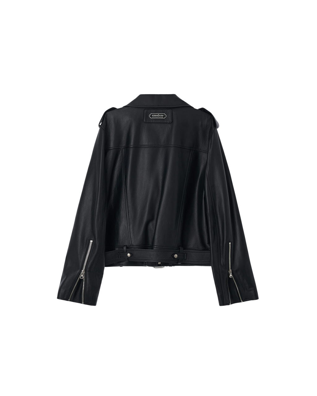 Kimhe Kim - Leather Biker Jacket (Black) product image 12 | TRAB K-Fashion Australia
