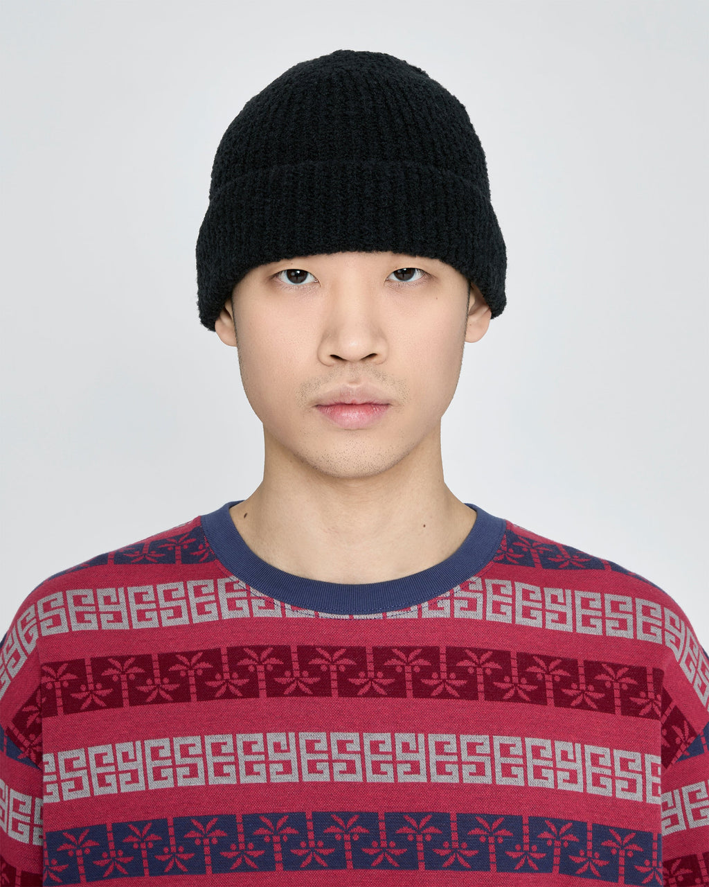 yeseyesee - Fuzzy Beanie (Black) product image 4 | TRAB K-Fashion Australia