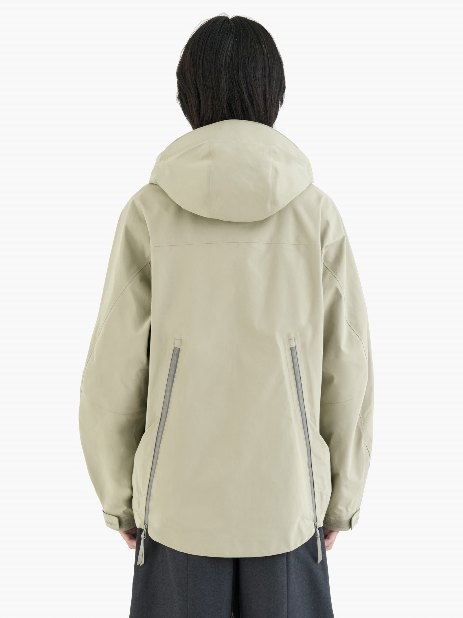 Jiyong Kim - Gore-Tex Draped Windbreaker (Sage Green) product image 10 | TRAB K-Fashion Australia