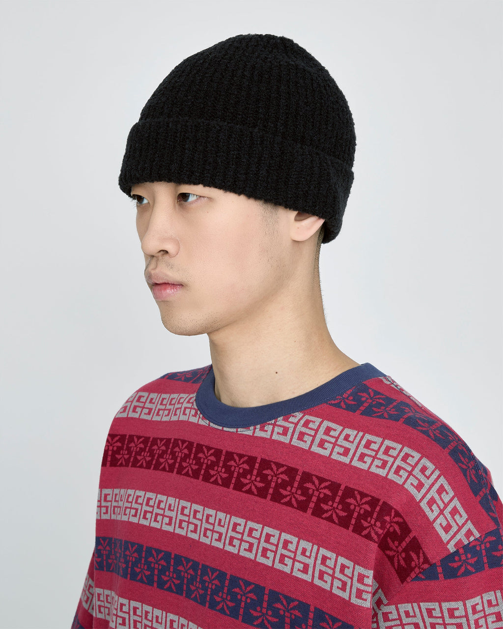 yeseyesee - Fuzzy Beanie (Black) product image 5 | TRAB K-Fashion Australia