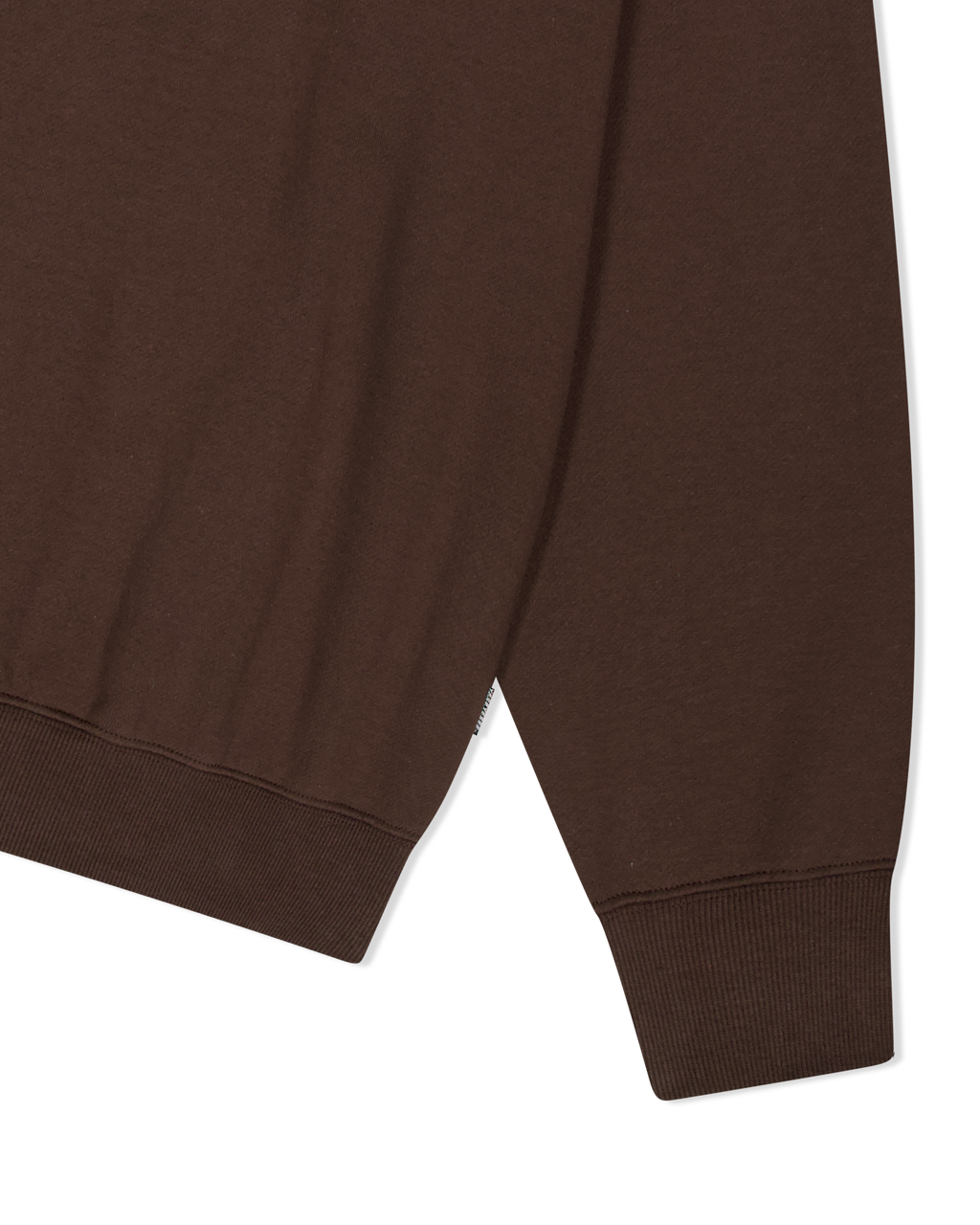 yeseyesee - Y.E.S Checkered Logo Sweatshirt (Dark Brown) product image 6 | TRAB K-Fashion Australia