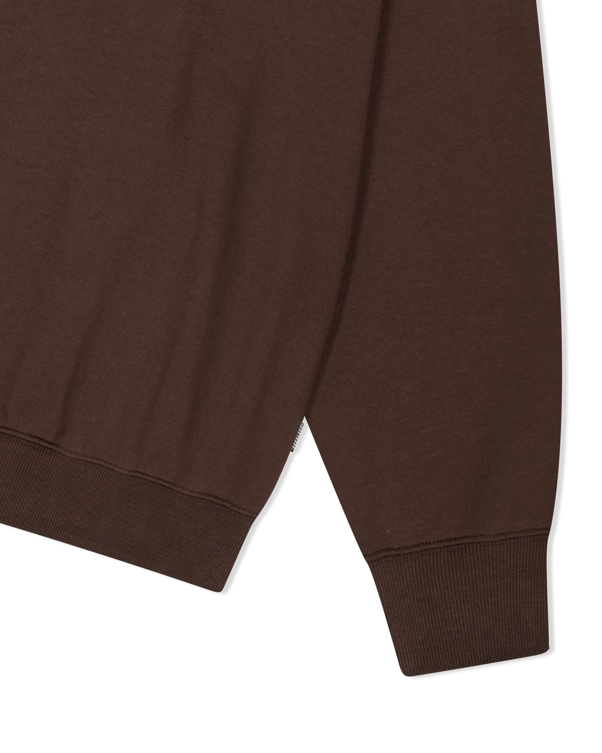 yeseyesee - Y.E.S Checkered Logo Sweatshirt (Dark Brown) product image 6 | TRAB K-Fashion Australia