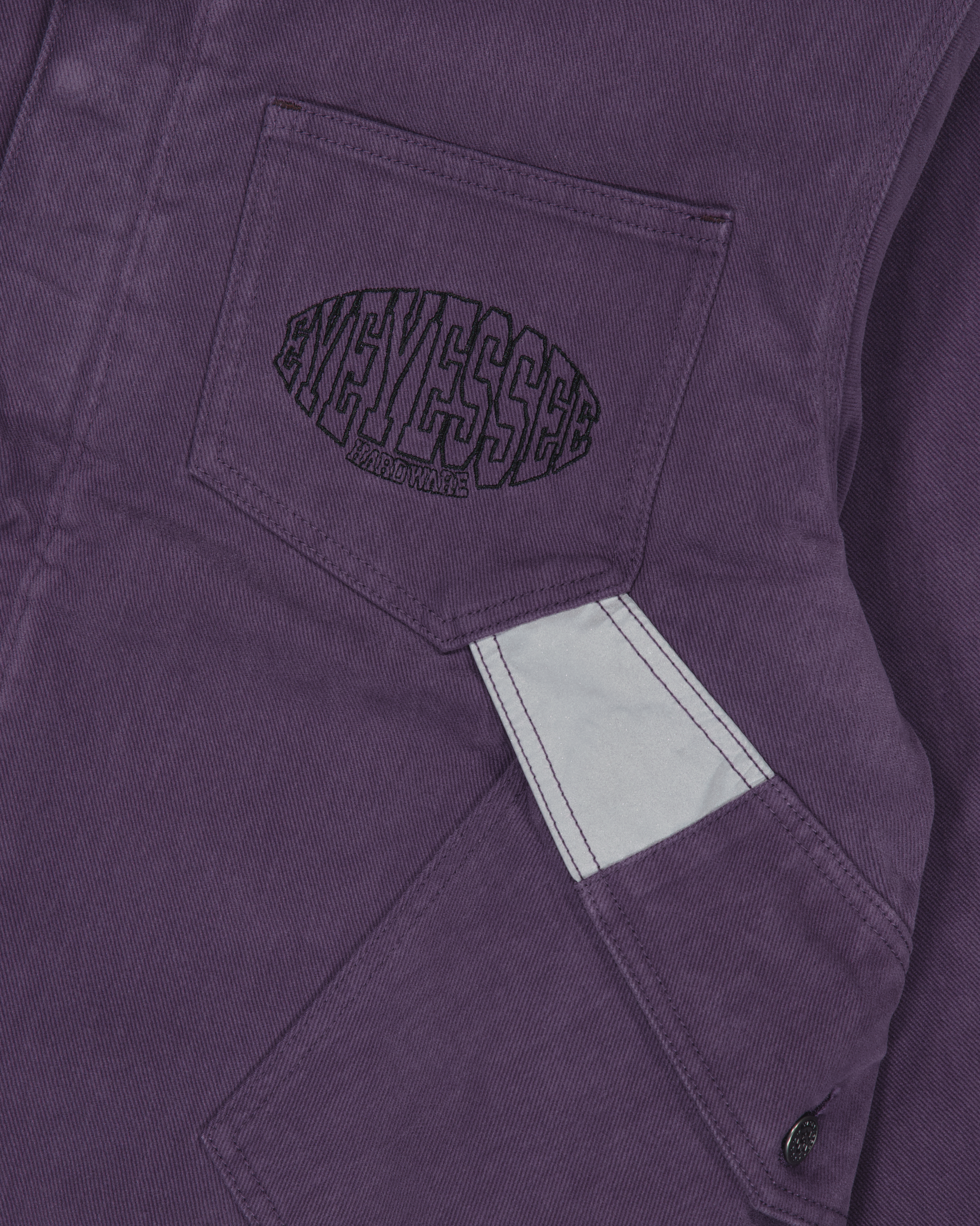 yeseyesee - Y.E.S Heavy Work Jacket (Purple) product image 3 | TRAB K-Fashion Australia