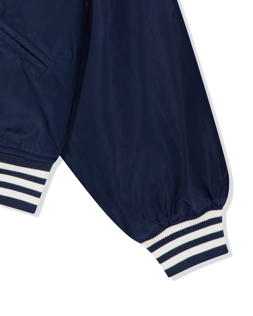 yeseyesee - Y.E.S Snail Logo Stadium Jacket (Navy) product image 4 | TRAB K-Fashion Australia