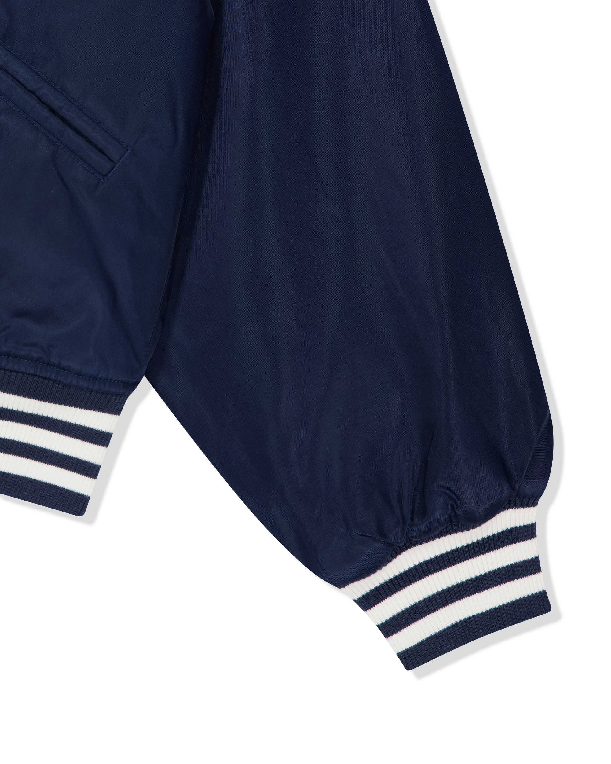 yeseyesee - Y.E.S Snail Logo Stadium Jacket (Navy) product image 4 | TRAB K-Fashion Australia