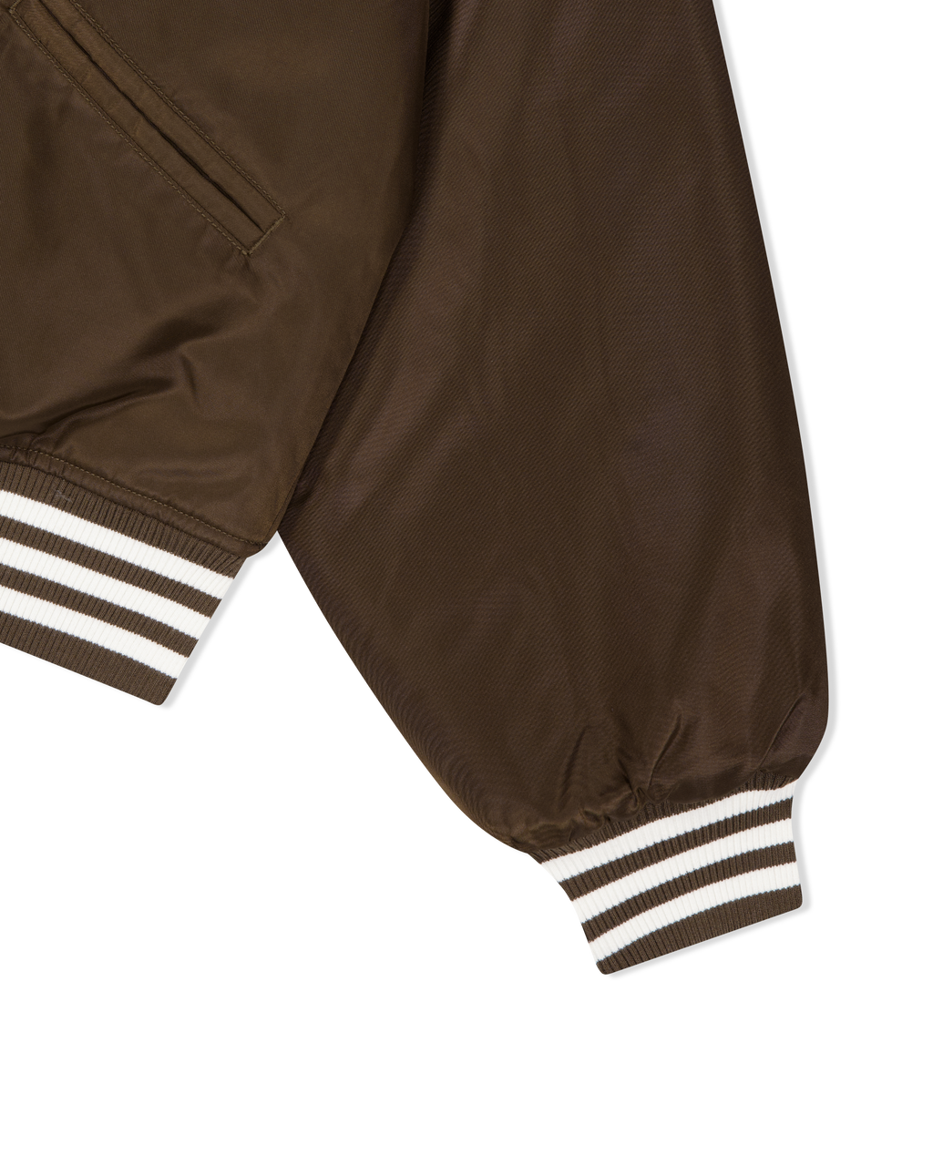 yeseyesee - Y.E.S Snail Logo Stadium Jacket (Brown) product image 4 | TRAB K-Fashion Australia