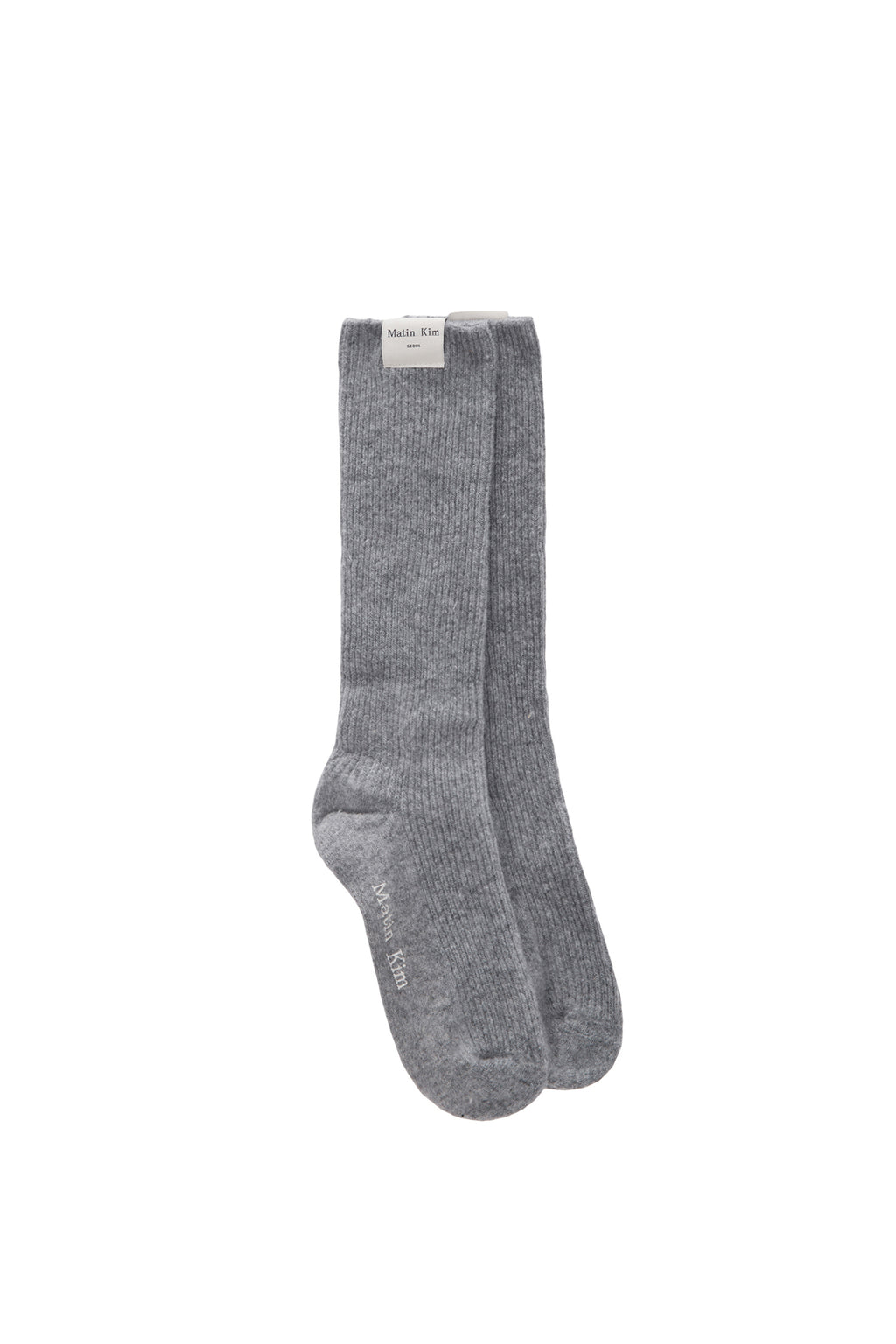 Matin Kim - Wool Blended Half Socks (Grey) product image 4 | TRAB K-Fashion Australia