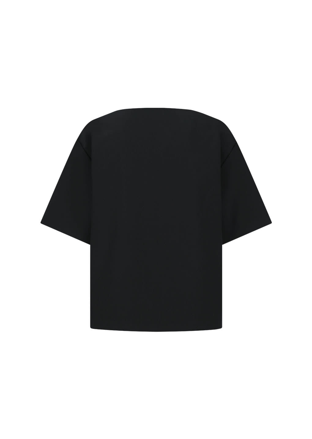 Amomento - Oversized Boat Neck Top (Black) product image 3 | TRAB K-Fashion Australia