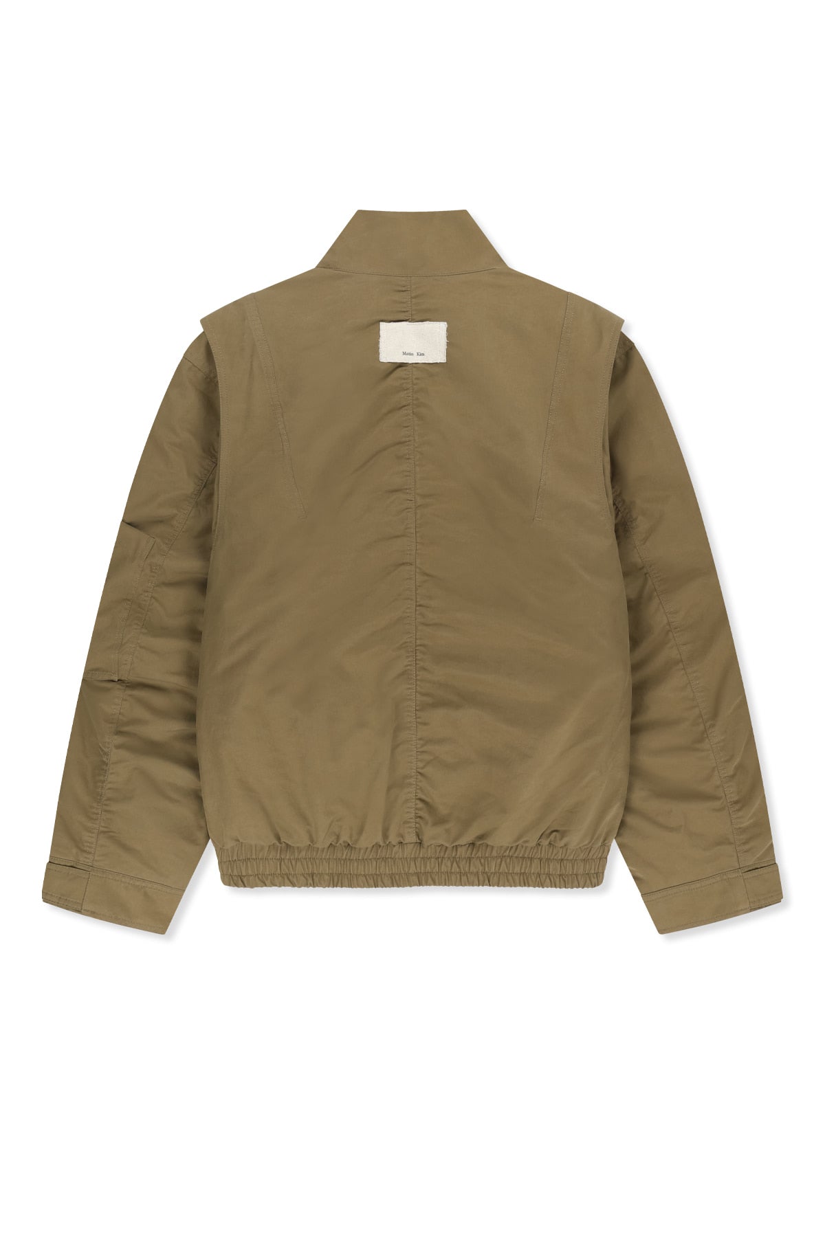Matin Kim - Buckle High Neck Utility Jumper (Khaki) product image 3 | TRAB K-Fashion Australia