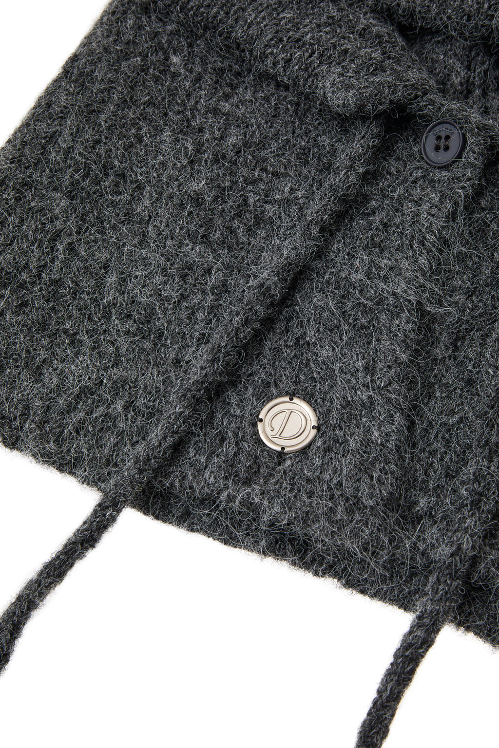 Deinet - Hairy Wool Balaclava (Charcoal) product image 5 | TRAB K-Fashion Australia