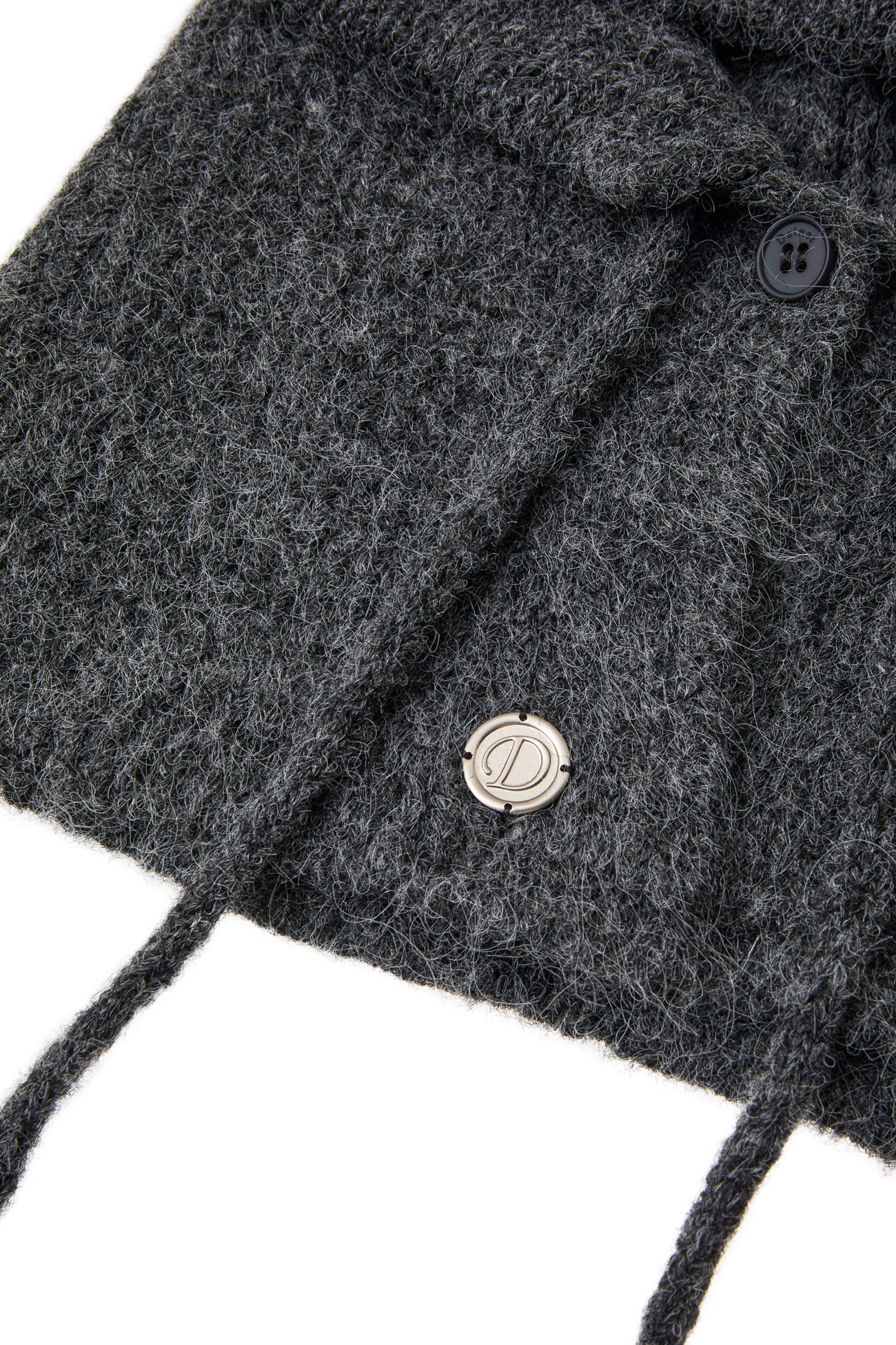 Deinet - Hairy Wool Balaclava (Charcoal) product image 5 | TRAB K-Fashion Australia