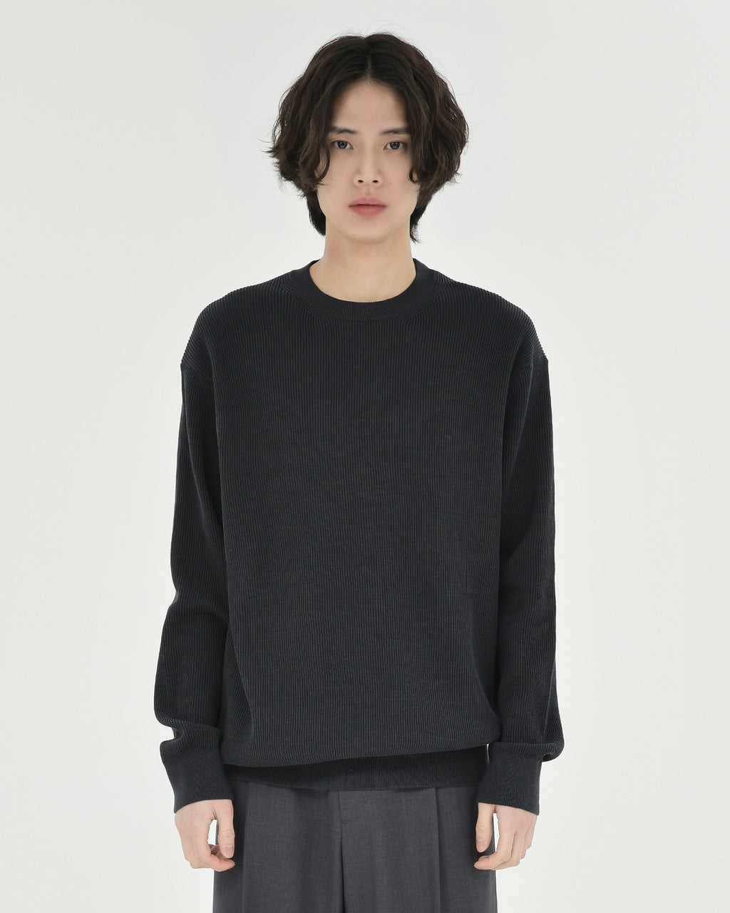 Brownyard - High Density Crewneck Knit (Black) product image 1 | TRAB K-Fashion Australia