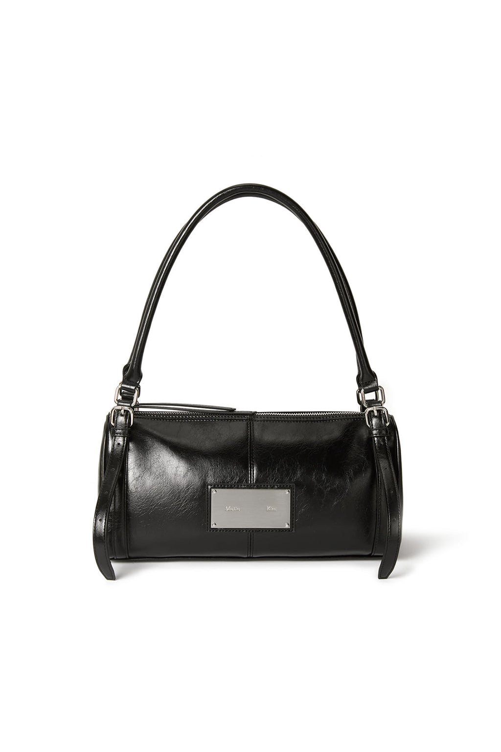 Matin Kim - Buckle Strap Shoulder Bag (Black) product image 1 | TRAB K-Fashion Australia