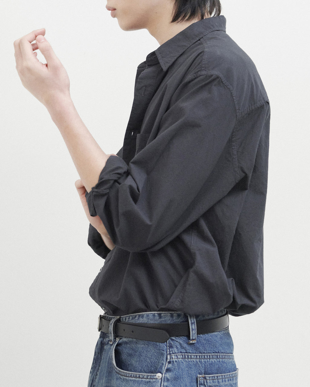 Brownyard - Washed Shirt (Charcoal) product image 4 | TRAB K-Fashion Australia