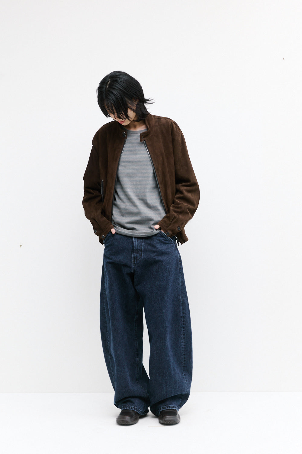 Hatchingroom - Wide Curve Jeans Dark (Blue) product image 9 | TRAB K-Fashion Australia