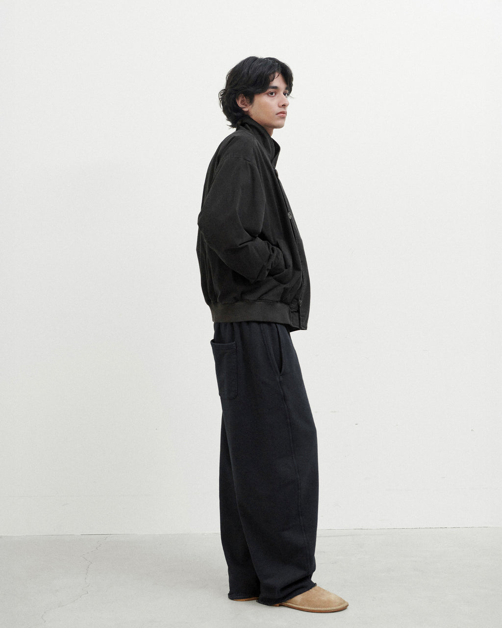 Brownyard - Double Layer Flight Jacket (Black) product image 2 | TRAB K-Fashion Australia