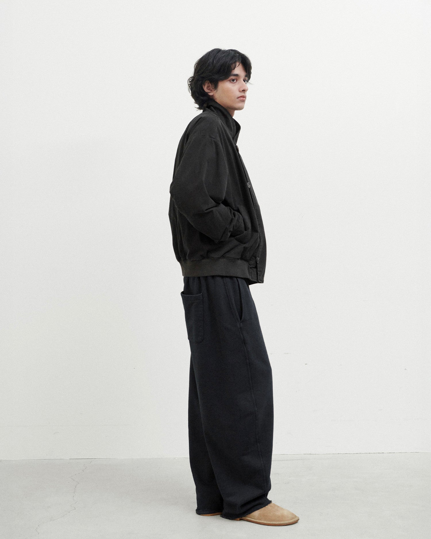 Brownyard - Double Layer Flight Jacket (Black) product image 2 | TRAB K-Fashion Australia