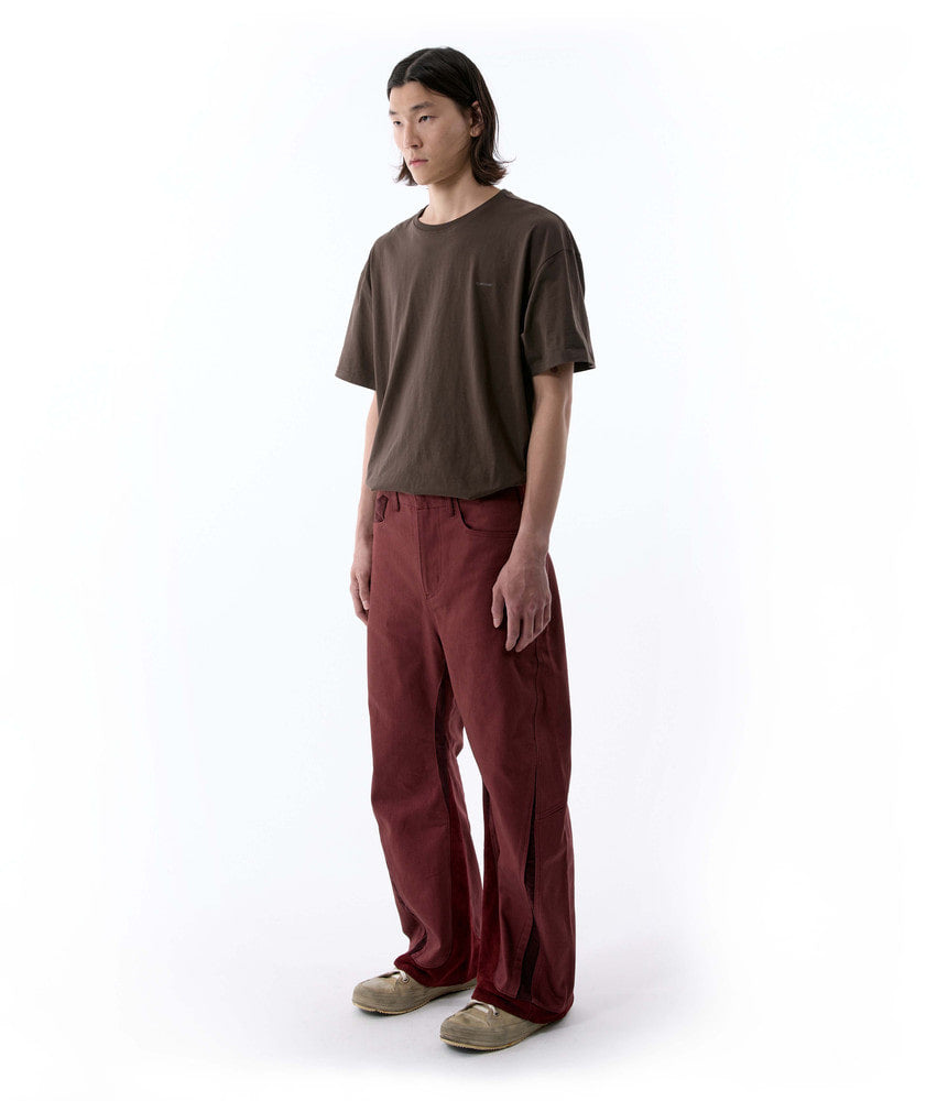 XLIM - Ep.10 01 Trousers (Burgundy) product image 2 | TRAB K-Fashion Australia