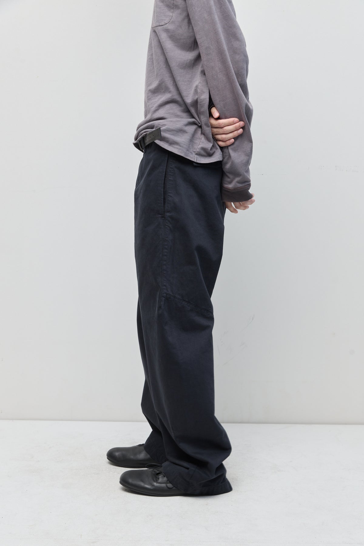 Hatchingroom - Shaped Trousers Dyed Ink (Black) product image 19 | TRAB K-Fashion Australia