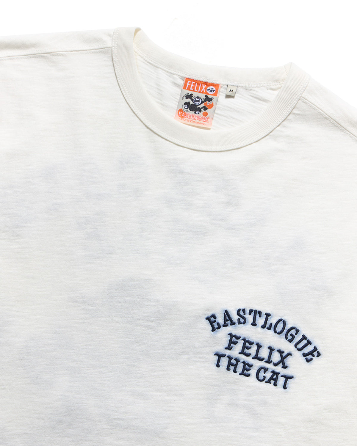 Eastlogue - Felix Shot-put Embroidered T-shirts (Off White) product image 3 | TRAB K-Fashion Australia