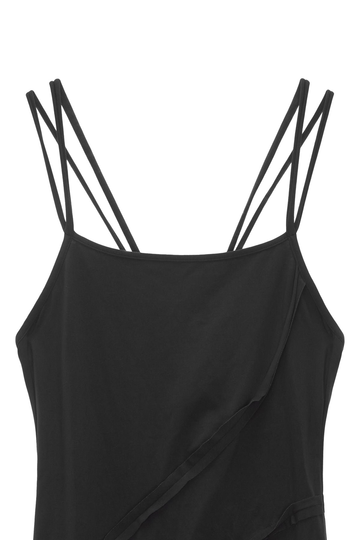 Matin Kim - Cut Out Layered Maxi Dress (Charcoal) product image 3 | TRAB K-Fashion Australia