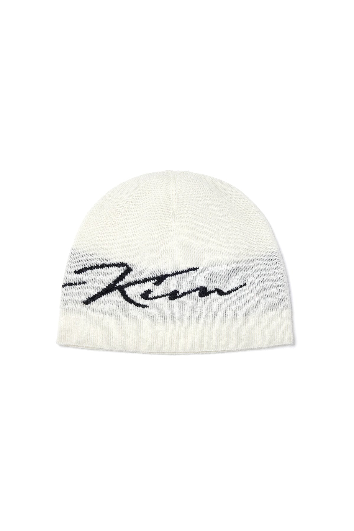 Matin Kim - Matin Logo Script Beanie (Ivory) product image 3 | TRAB K-Fashion Australia