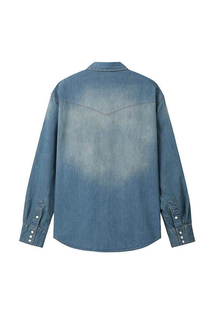 Art if acts - Western Denim Shirt_Japanese Fabric (Vintage Indigo) product image 6 | TRAB K-Fashion Australia