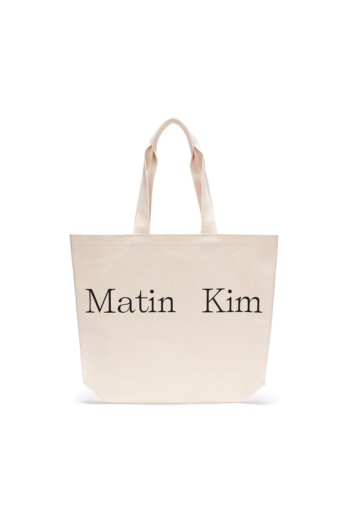 Matin Kim - Matin Logo Ecobag (Ivory) product image 1 | TRAB K-Fashion Australia
