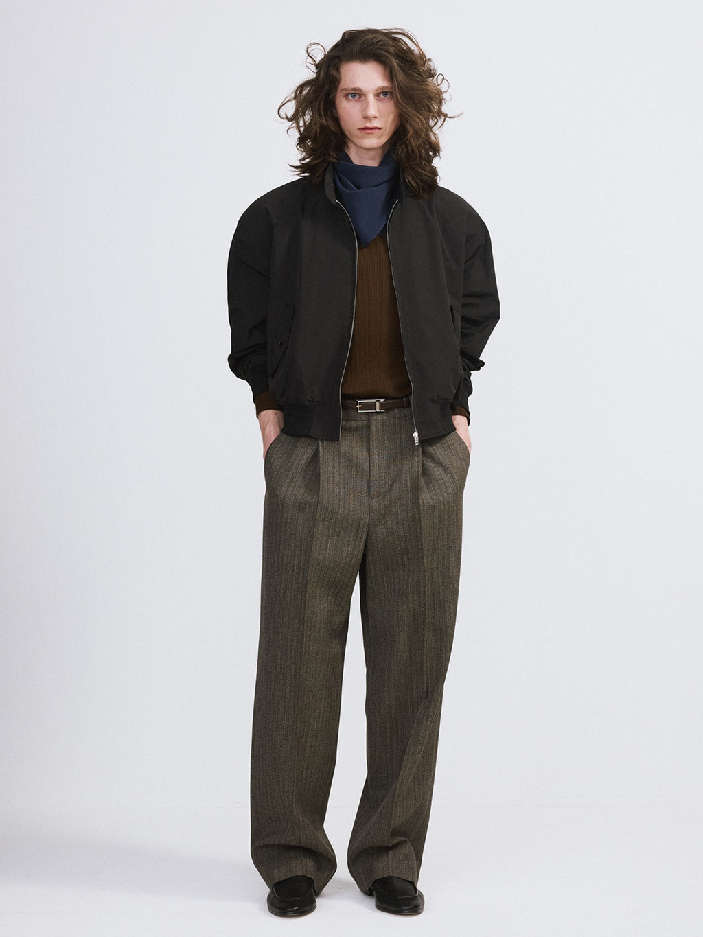 Recto - Crop Harrington Jumper (Black) product image 1 | TRAB K-Fashion Australia