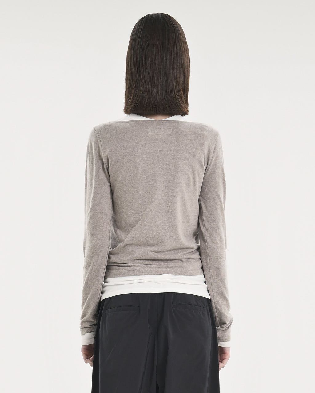 Brownyard - Scoopneck Long Sleeve (Beige) product image 2 | TRAB K-Fashion Australia