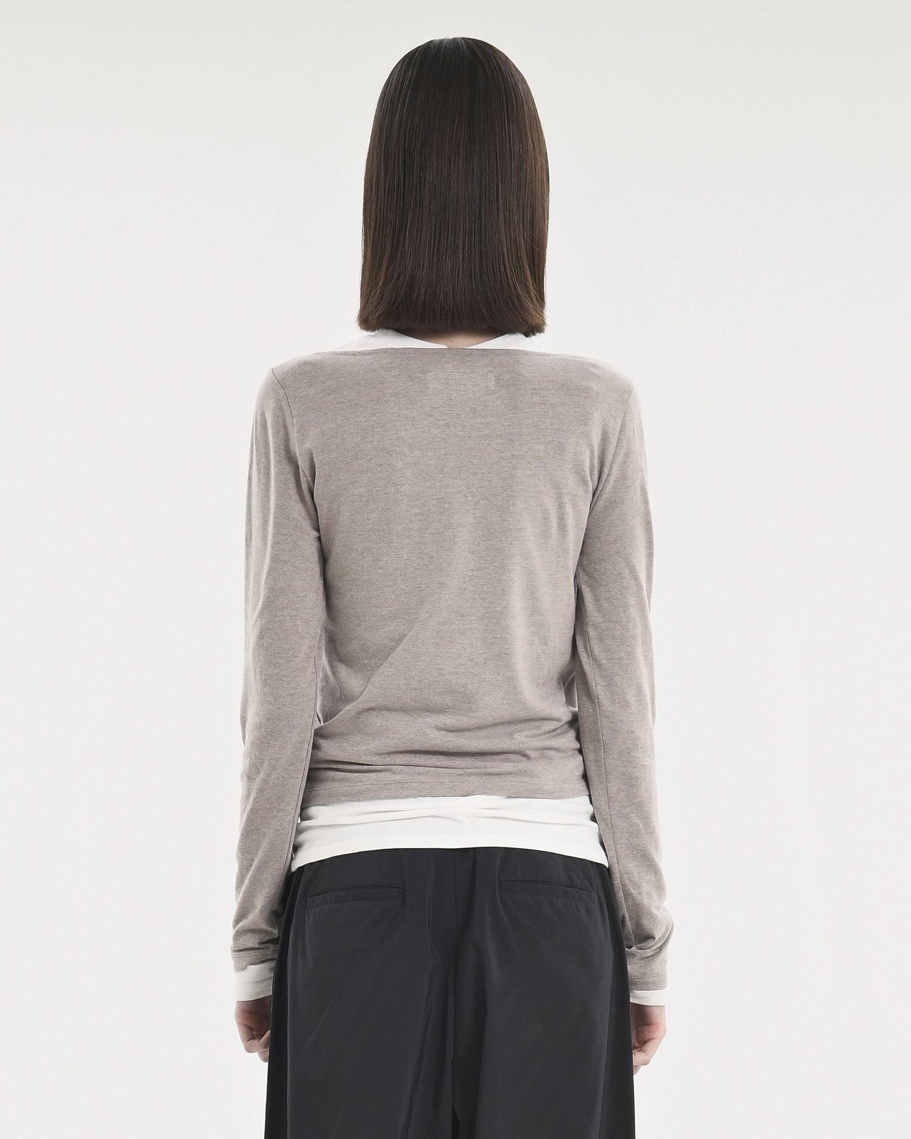 Brownyard - Scoopneck Long Sleeve (Beige) product image 2 | TRAB K-Fashion Australia